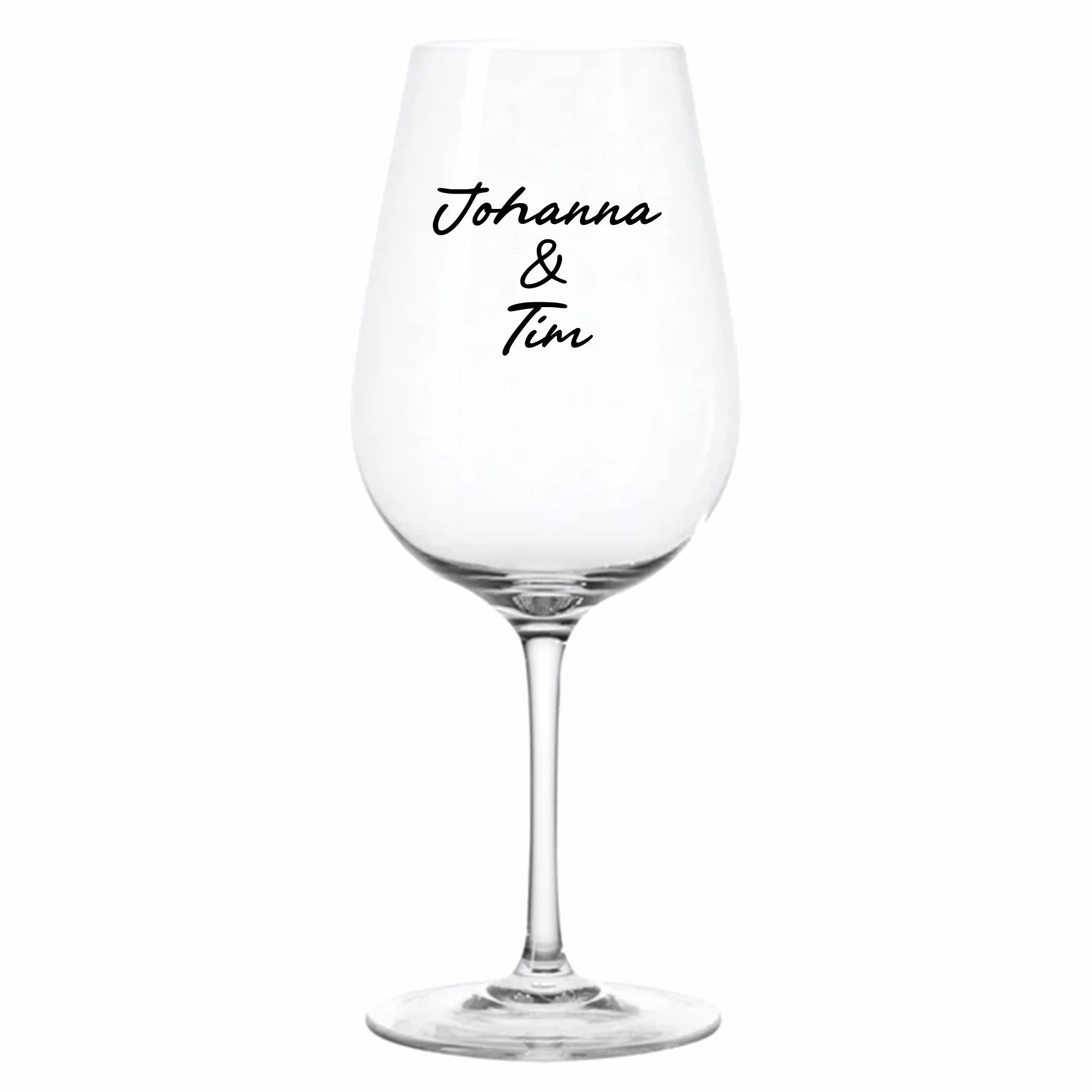 Weinglas Personalisiert