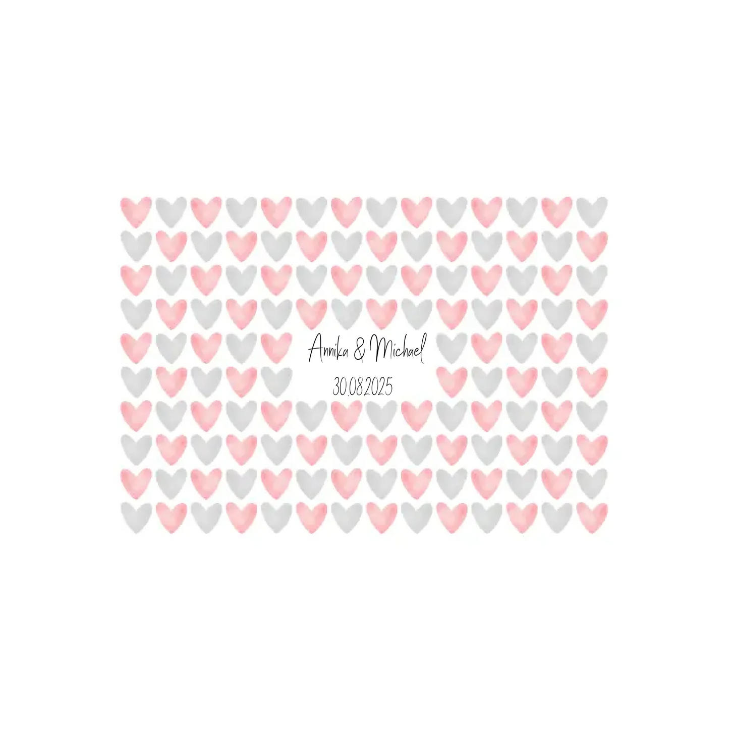 Gästebuch "Aquarellherzen"