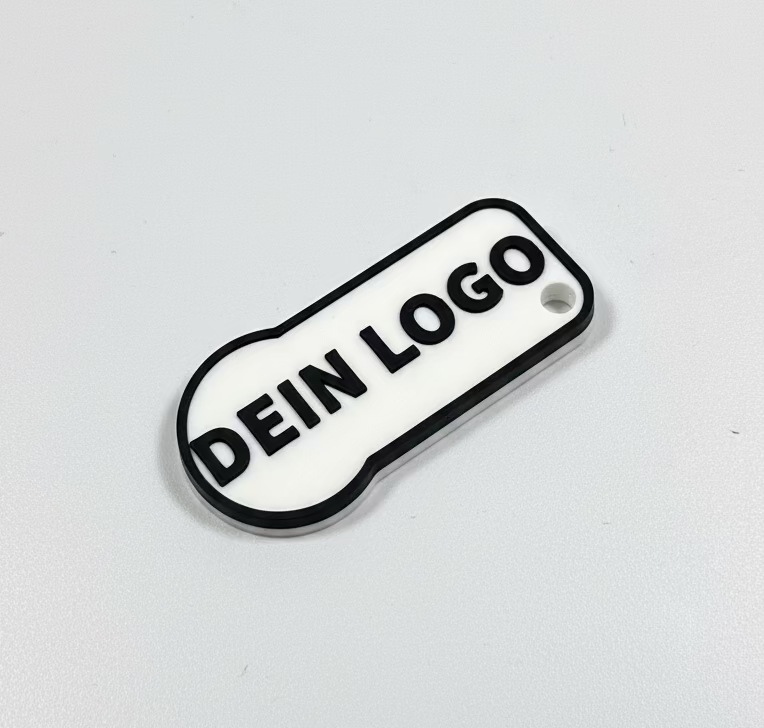 personalisierter Einkaufschip - Schlüsselanhänger - herausziehbar