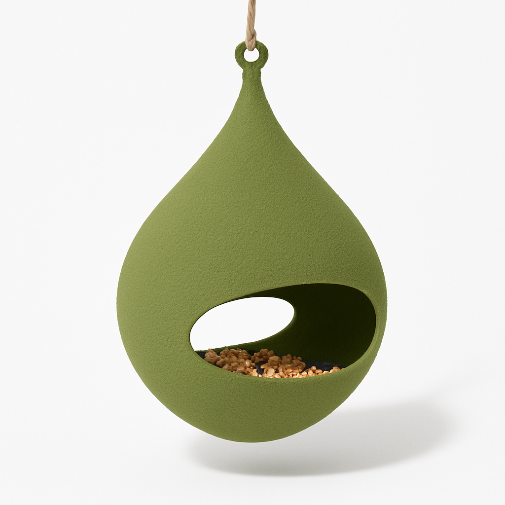 Vogelhäuschen "Big Drop" zur Fütterung von Gartenvögeln