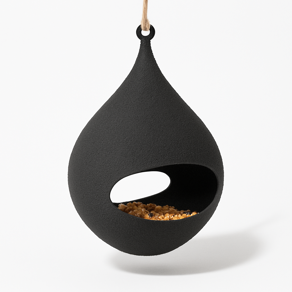 Vogelhäuschen "Big Drop" zur Fütterung von Gartenvögeln
