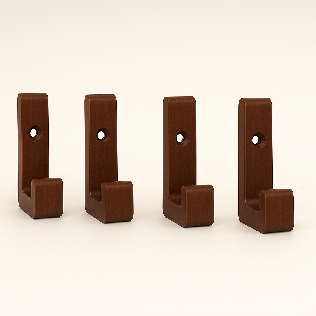 Stabile Wandhaken mit 20kg Tragkraft aus PLA