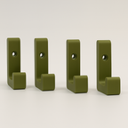 Stabile Wandhaken mit 20kg Tragkraft aus PLA