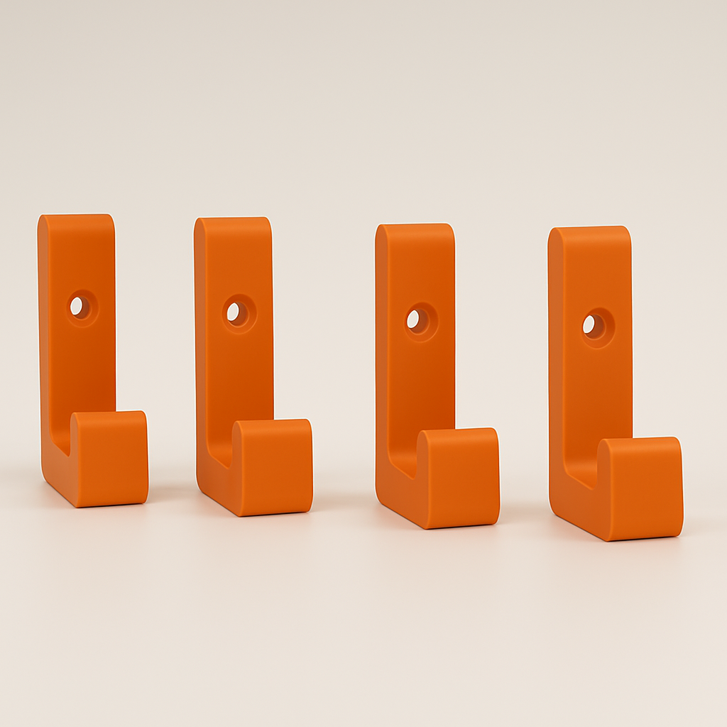 Stabile Wandhaken mit 20kg Tragkraft aus PLA