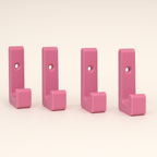 Stabile Wandhaken mit 20kg Tragkraft aus PLA