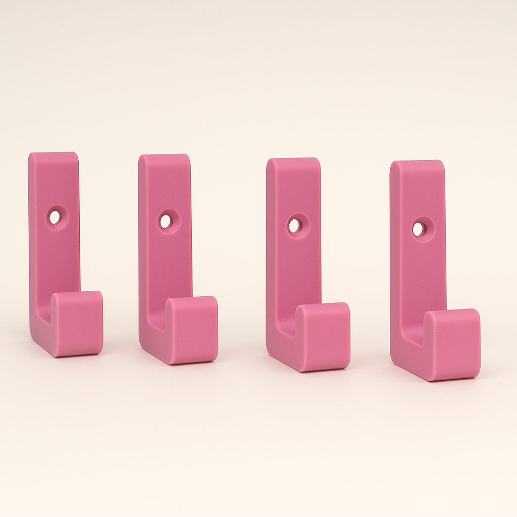 Stabile Wandhaken mit 20kg Tragkraft aus PLA