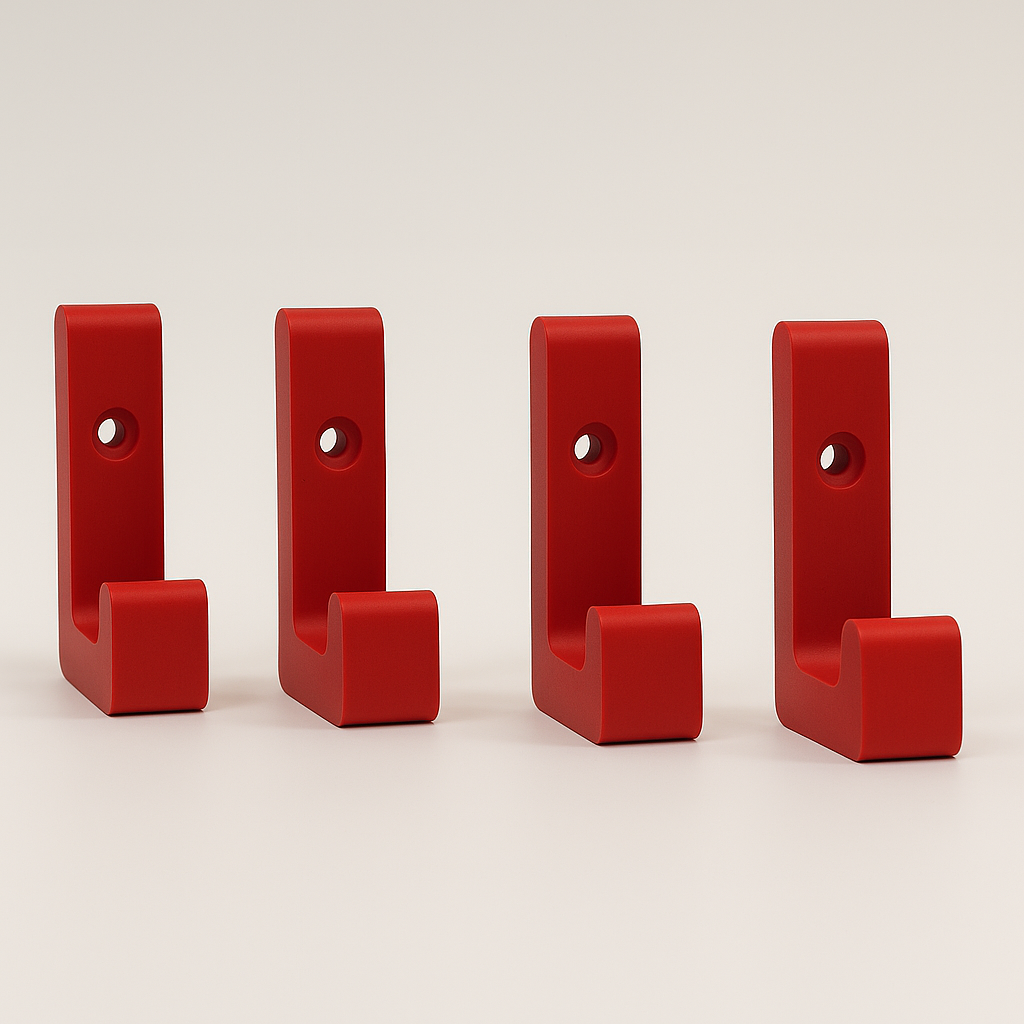 Stabile Wandhaken mit 20kg Tragkraft aus PLA