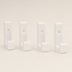 Stabile Wandhaken mit 20kg Tragkraft aus PLA