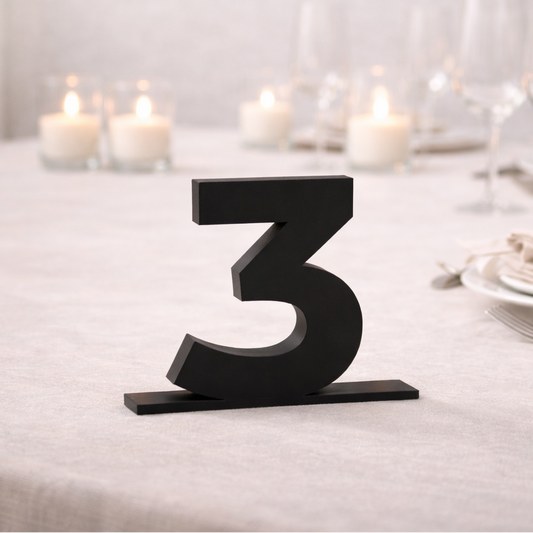 Elegante Tischnummern für Hochzeiten – Individuell & Stilvoll