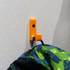 Oranger Wandhaken aus PLA mit 20KG 