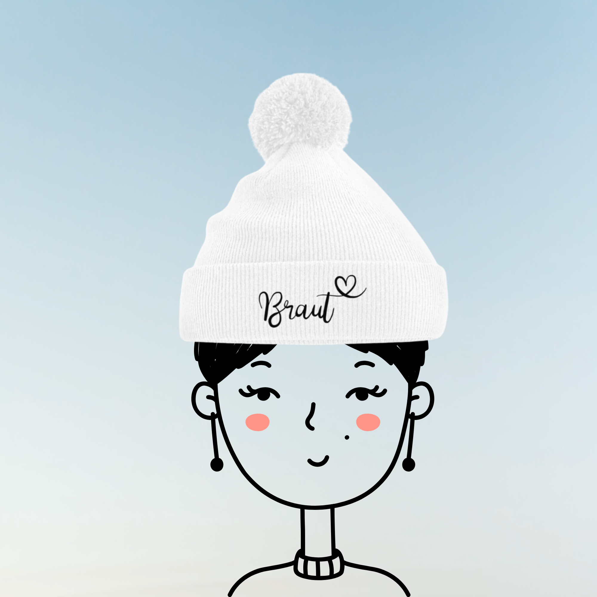 Bommelmütze Braut