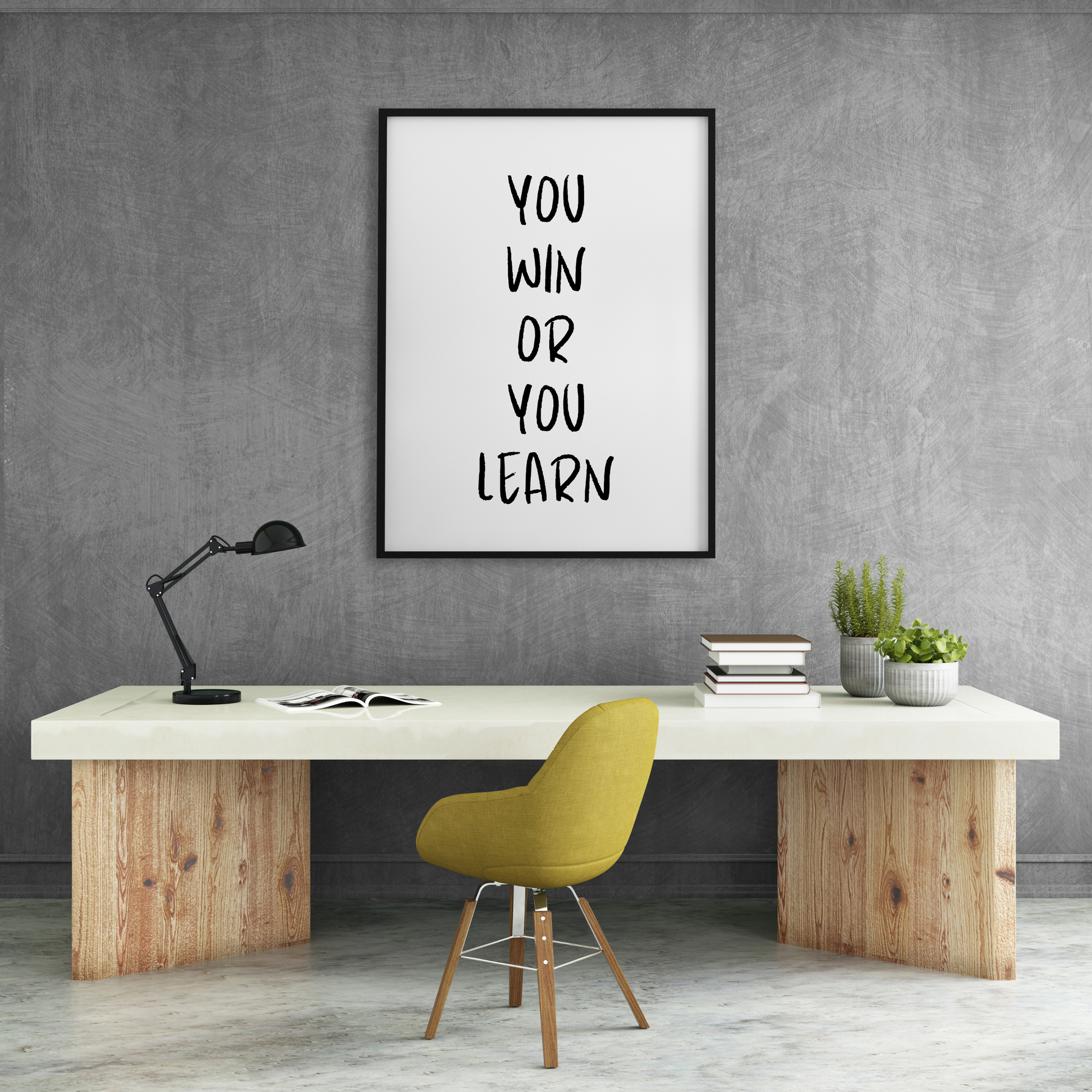 Poster You win or you learn